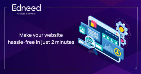 hassle-free website in just 2 minutes, website in 2 minutes, website for your institute, private domain for institute, School management system, School Management Software, Online learning,