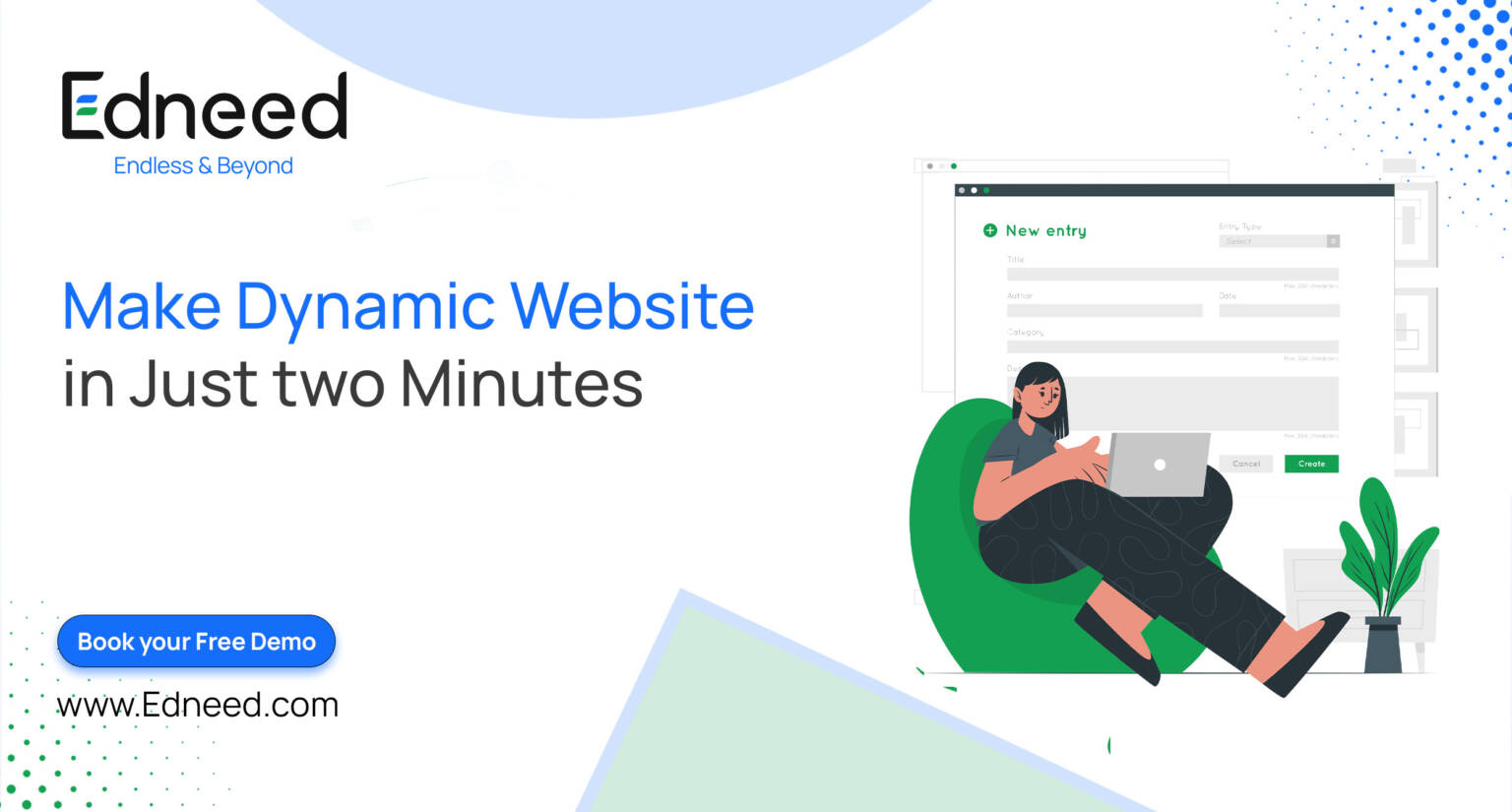 make-dynamic-website-in-just-two-minutes-edneed-blog